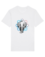 Yoga Lotus Natură cu Păsări Tricou mânecă scurtă Unisex Rocker