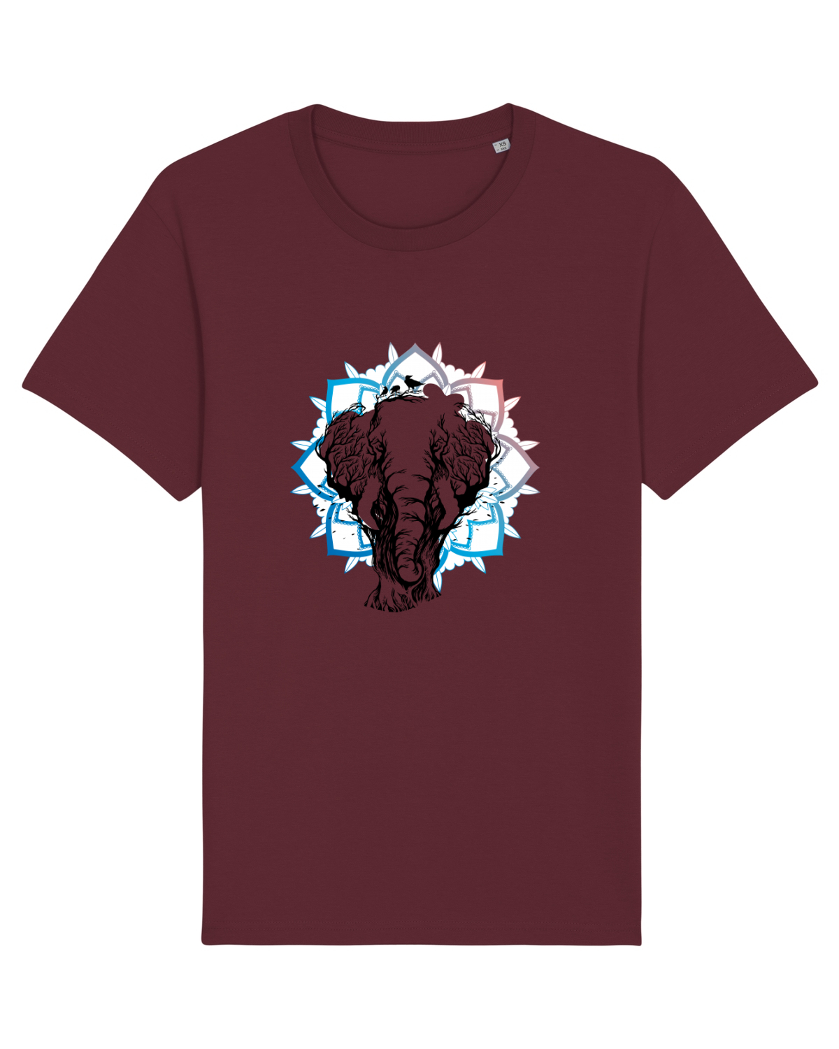 Tricou mânecă scurtă Unisex Rocker Burgundy
