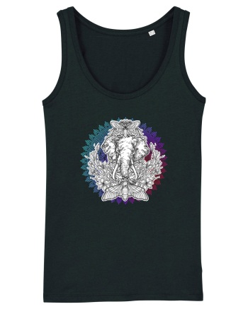 Yoga Mandala Elefant Black