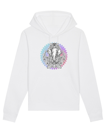 Yoga Mandala Elefant White