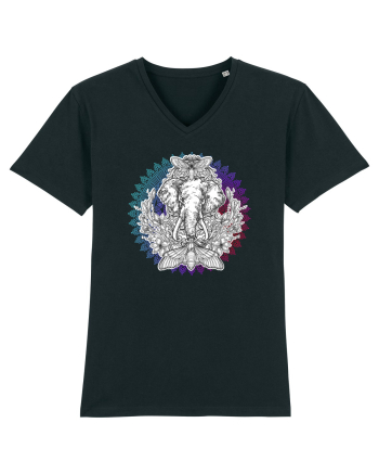 Yoga Mandala Elefant Black