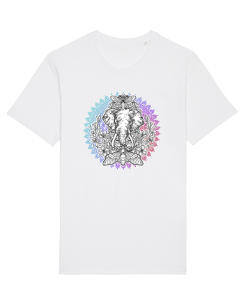 Yoga Mandala Elefant White