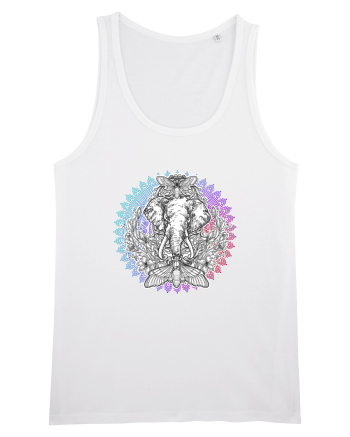 Yoga Mandala Elefant White