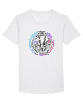 Yoga Mandala Elefant White