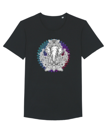 Yoga Mandala Elefant Black