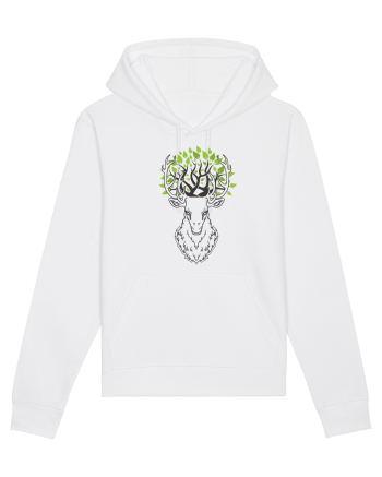 Cerb Verde Abstract White