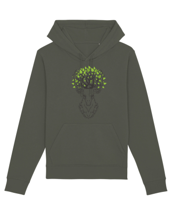 Cerb Verde Abstract Khaki