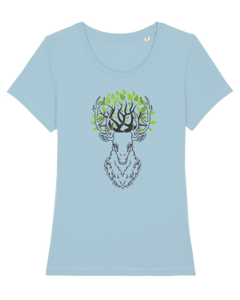 Cerb Verde Abstract Sky Blue