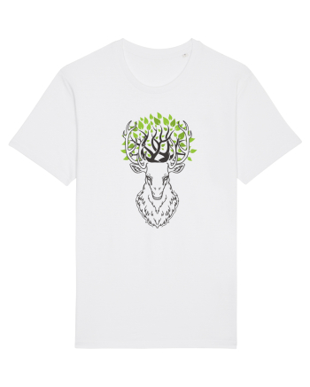Cerb Verde Abstract White