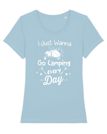 Camping every day Sky Blue