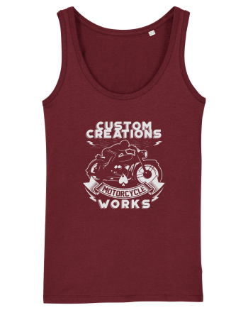 Motorcycle Custom Burgundy