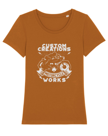Motorcycle Custom Roasted Orange
