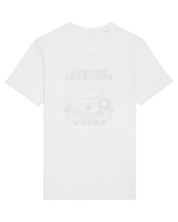 Motorcycle Custom White