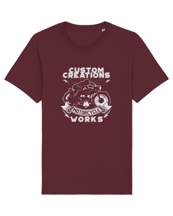 Motorcycle Custom Burgundy