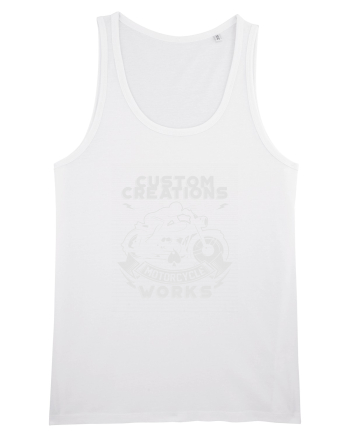 Motorcycle Custom White