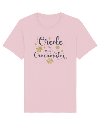 Crede in magia Craciunului Cotton Pink