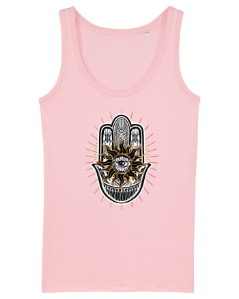 Hand of Fate cu Ochi Auriu Cotton Pink