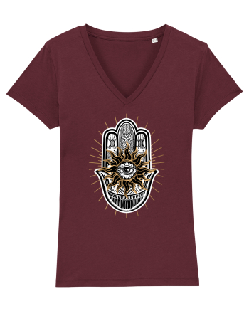 Hand of Fate cu Ochi Auriu Burgundy