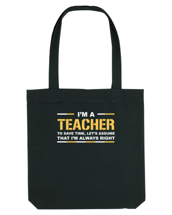 TEACHER Black