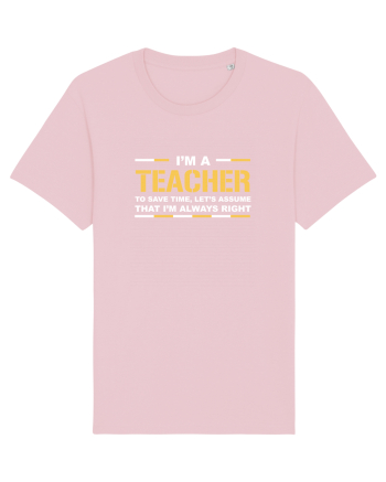 TEACHER Cotton Pink