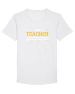 TEACHER Tricou mânecă scurtă guler larg Bărbat Skater