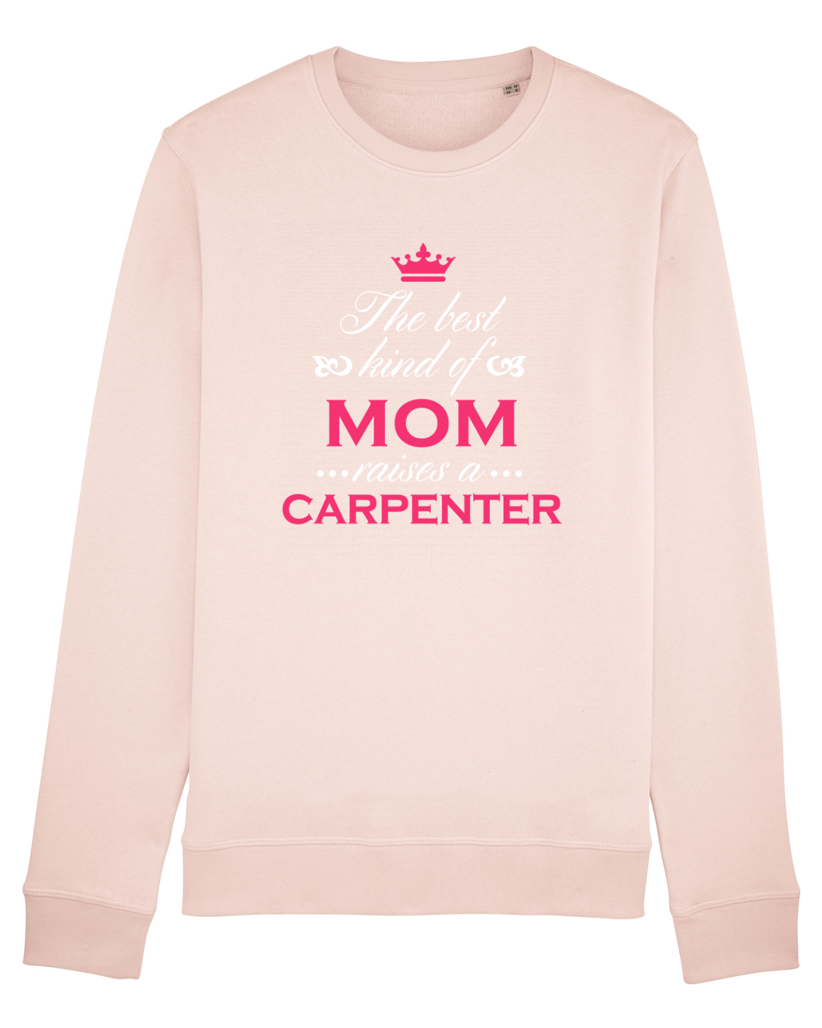 Bluză mânecă lungă Unisex Rise Candy Pink