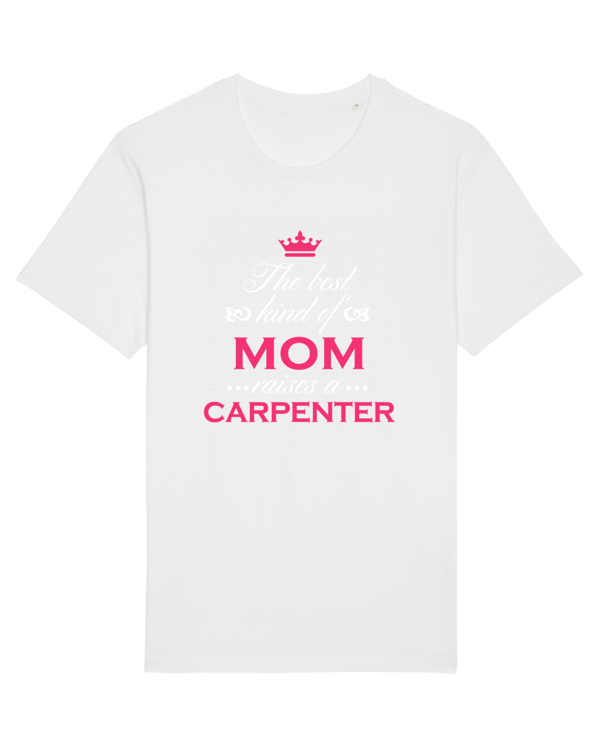 Tricou mânecă scurtă Unisex Rocker White
