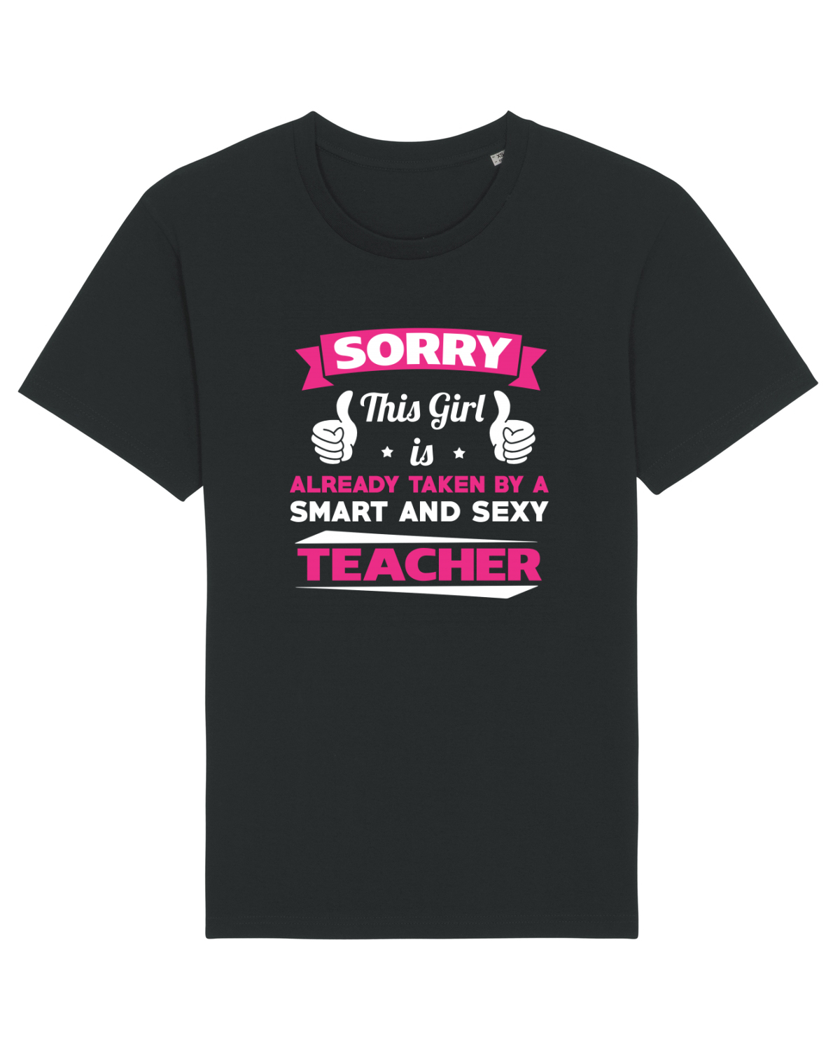 Tricou mânecă scurtă Unisex Rocker Black