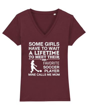 SOCCER PLAYER Burgundy
