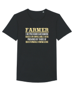 FARMER Tricou mânecă scurtă guler larg Bărbat Skater