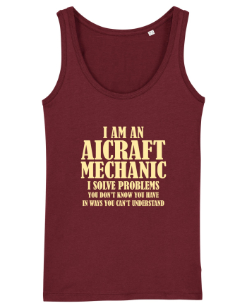 AIRCRAFT MECHANIC Burgundy