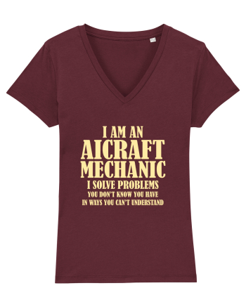 AIRCRAFT MECHANIC Burgundy