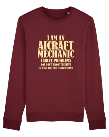 AIRCRAFT MECHANIC Burgundy