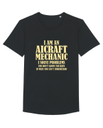 AIRCRAFT MECHANIC Tricou mânecă scurtă guler larg Bărbat Skater
