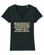 MACHINIST Tricou mânecă scurtă guler V Damă Evoker