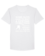 HOCKEY PLAYER Tricou mânecă scurtă guler larg Bărbat Skater
