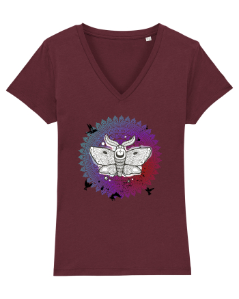 Molie in Mandala Colorat Yoga Burgundy