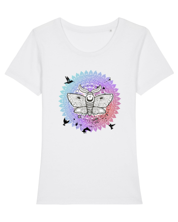 Molie in Mandala Colorat Yoga White