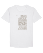 FIREFIGHTER Tricou mânecă scurtă guler larg Bărbat Skater