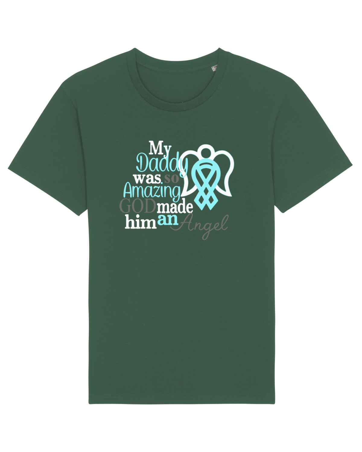Tricou mânecă scurtă Unisex Rocker Bottle Green
