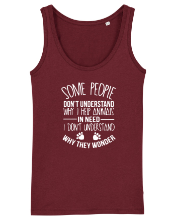 HELP ANIMALS Burgundy