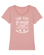 HELP ANIMALS Tricou mânecă scurtă guler larg fitted Damă Expresser
