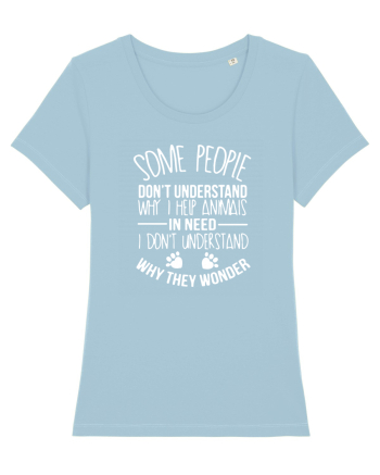 HELP ANIMALS Sky Blue