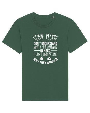 HELP ANIMALS Bottle Green