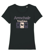 ARMCHAIR Tricou mânecă scurtă guler larg fitted Damă Expresser
