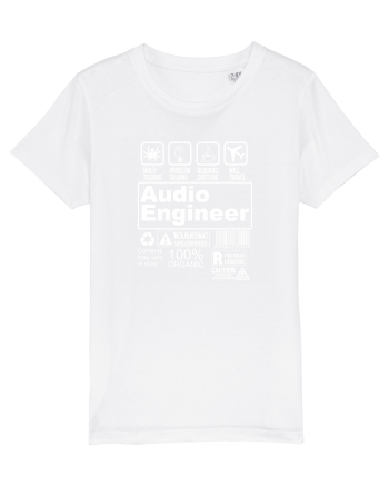 AUDIO ENGINEER White