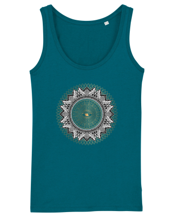 Yoga Auriu cu Ochi in Mandala Ocean Depth