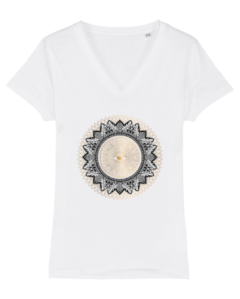 Yoga Auriu cu Ochi in Mandala White