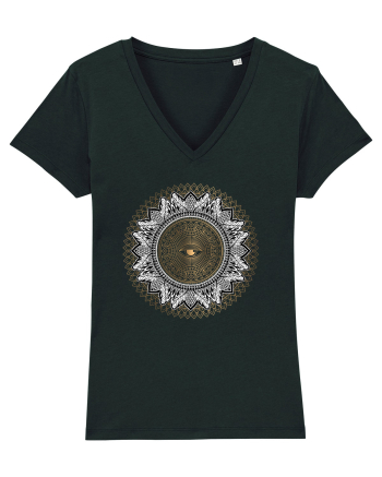 Yoga Auriu cu Ochi in Mandala Black