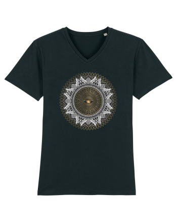 Yoga Auriu cu Ochi in Mandala Black